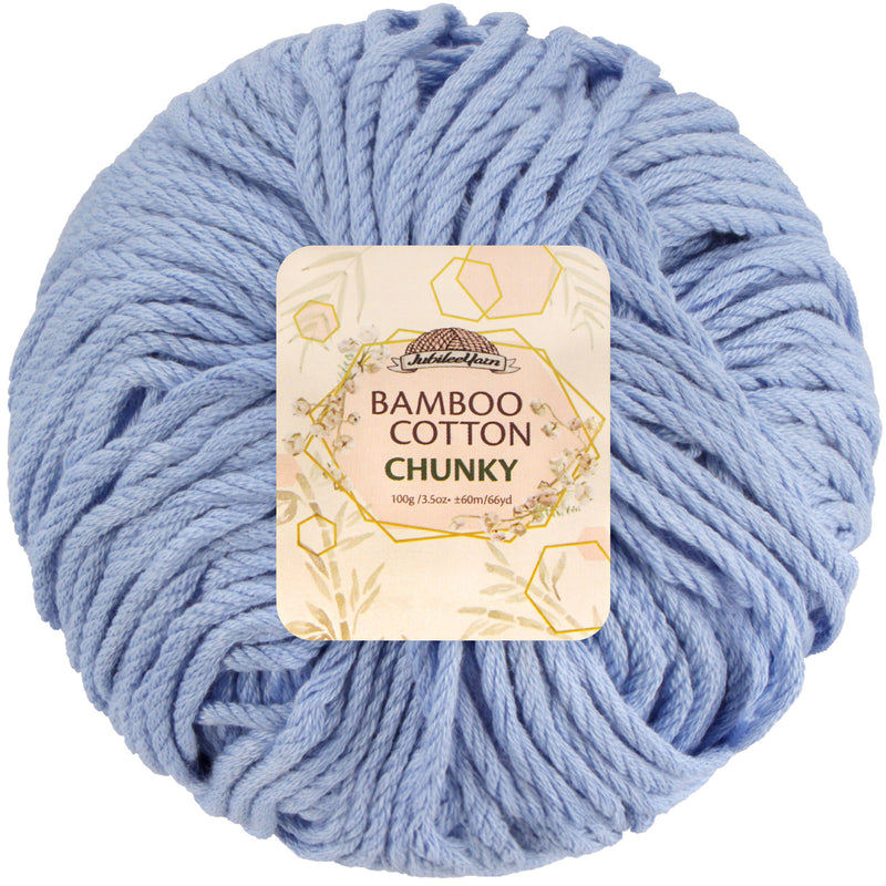 Bamboo Cotton Chunky Yarn: 4 Ball Packs