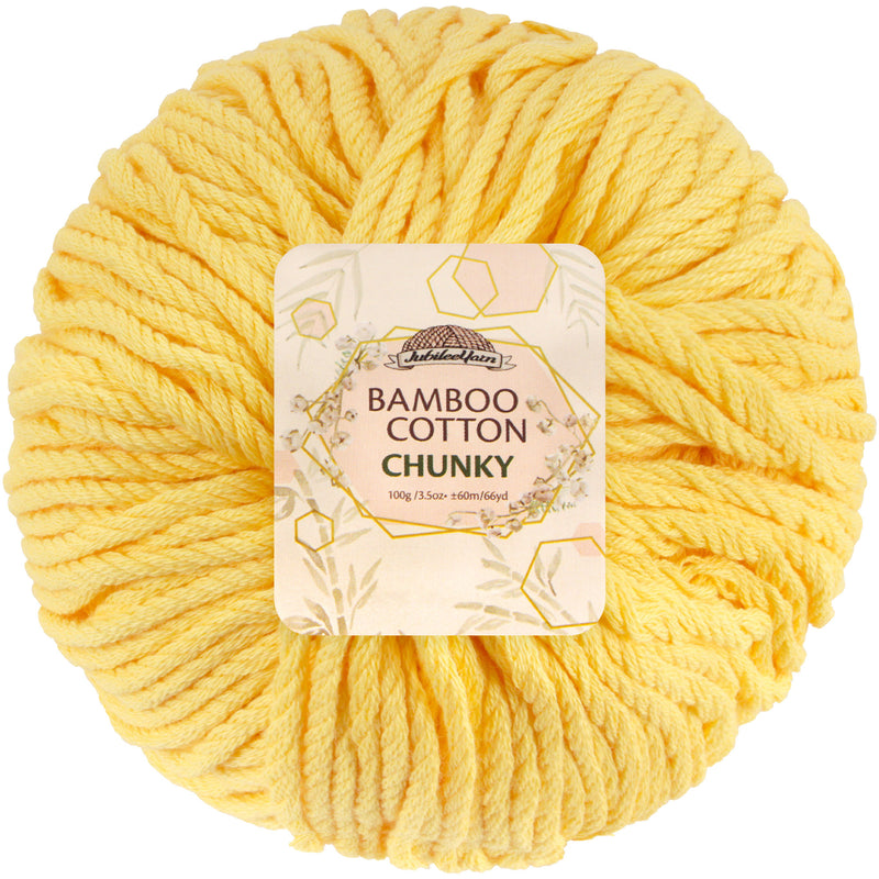 Bamboo Cotton Chunky Yarn: 4 Ball Packs