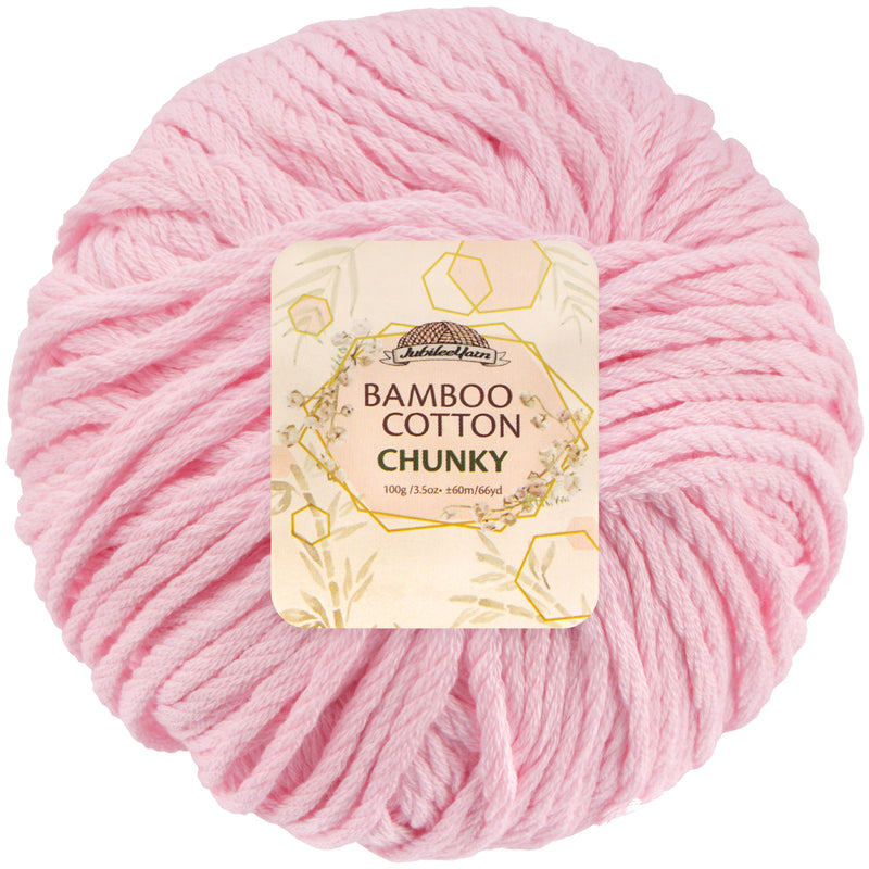 Bamboo Cotton Chunky Yarn: 4 Ball Packs