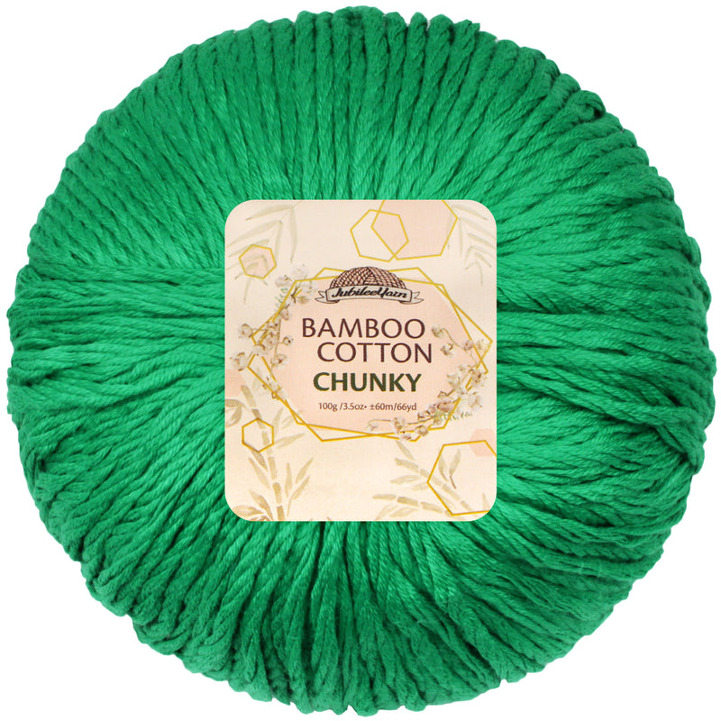 Bamboo Cotton Chunky Yarn: 4 Ball Packs