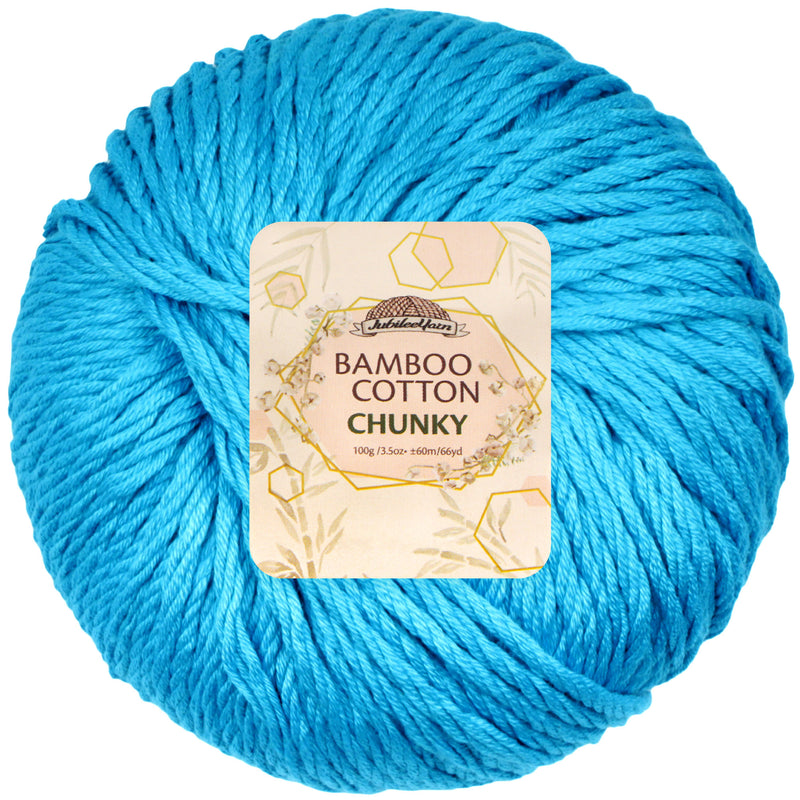Bamboo Cotton Chunky Yarn: 4 Ball Packs