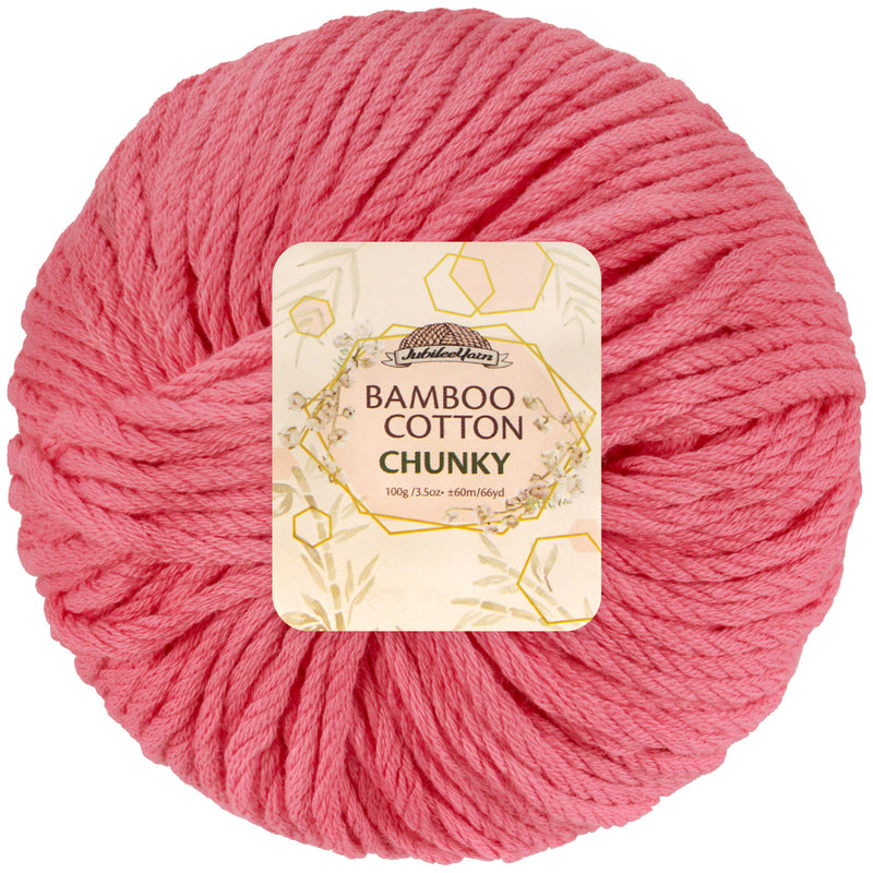 Bamboo Cotton Chunky Yarn: 4 Ball Packs