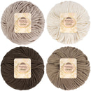 Bamboo Cotton Chunky Yarn: 4 Ball Packs