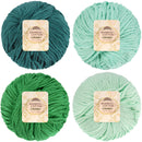 Bamboo Cotton Chunky Yarn: 4 Ball Packs
