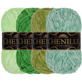 Chenille Yarn: 4 Skein Packs