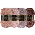 Chenille Yarn: Skeins Style Shade Packs