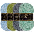 Chenille Yarn: 4 Skein Packs
