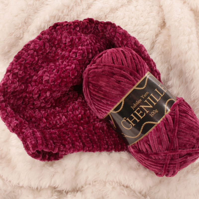 Chenille Yarn: 2 Skein Packs