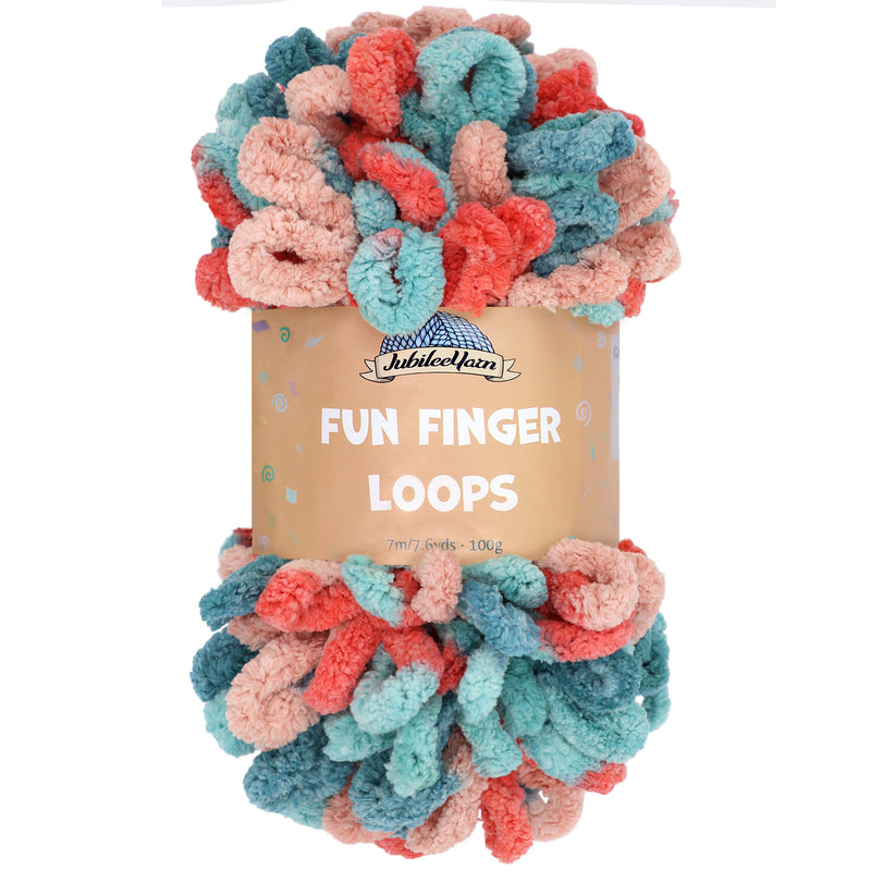 Fun Finger Loops Yarn: 4 Packs