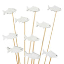 Fancy White Fish Cocktail Appetisers Party Picks