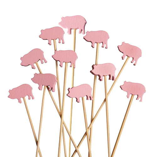 Pig Fancy Cocktail Appetisers Party Picks