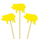 Pig Fancy Cocktail Appetisers Party Picks