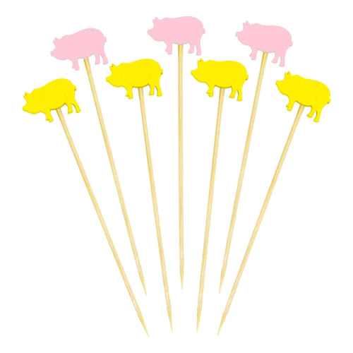 Pig Fancy Cocktail Appetisers Party Picks