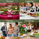 Bamboo Wine Glass Topper/appetiser Plate - Various Styles