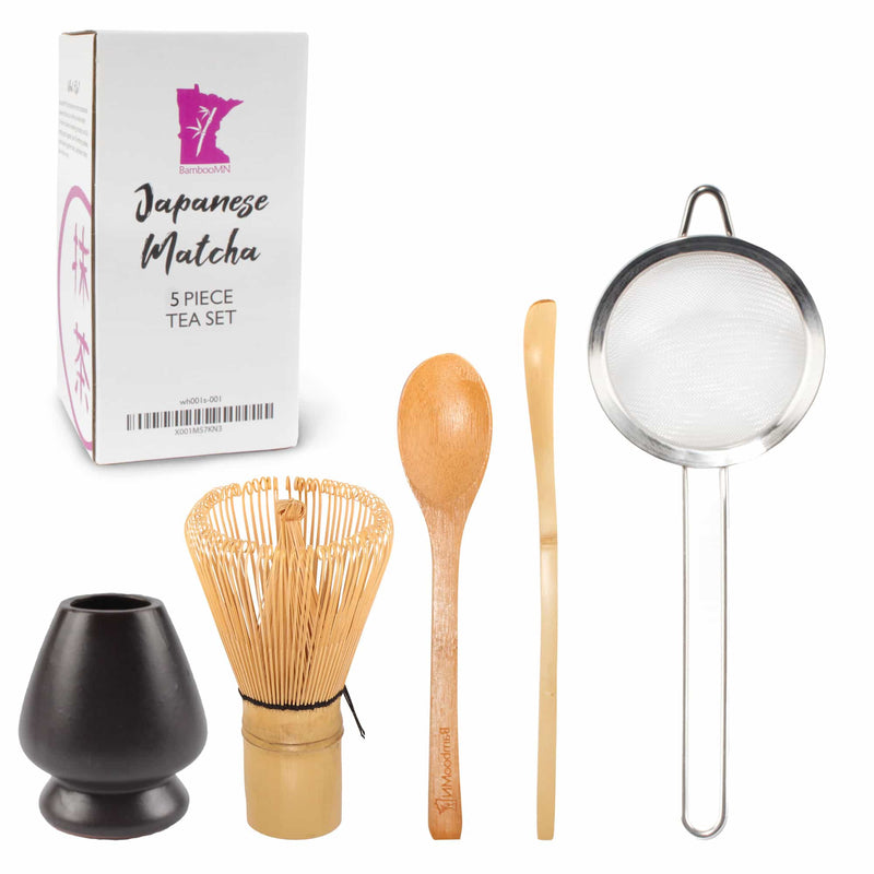 Bamboo Matcha Green Tea Whisk Set