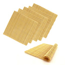 6 x Professional Grade Bamboo Sushi Making Rolling Mats 9.5" x 9.5"