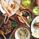 bamboo dinner utensils life style image 2