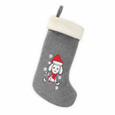 Christmas Stockings 18" Hand-embroidered Sequined Cute Animal Christmas Stockings Set