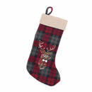 Christmas Stockings 18" Hand-embroidered Sequined Cute Animal Christmas Stockings Set