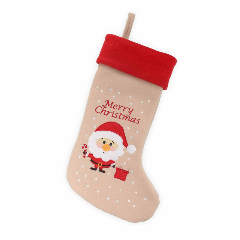 Christmas Stockings 18" Hand-embroidered Sequined Cute Animal Christmas Stockings Set