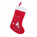 Christmas Stockings 18" Hand-embroidered Sequined Cute Animal Christmas Stockings Set