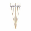 Decorative Dice Party End Bamboo Picks