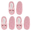 pig slipper socks fuzzy