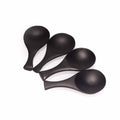 Small Bamboo Round Scoop - 3.5" - Carbonized Brown