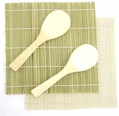 Sushi Oke Tub (Hangiri) - 7 Pieces Sushi Making Accessory Pack