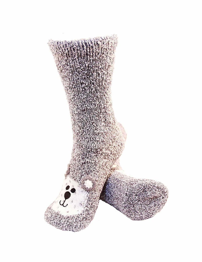 Warm and Fuzzy Microfiber Animal Socks