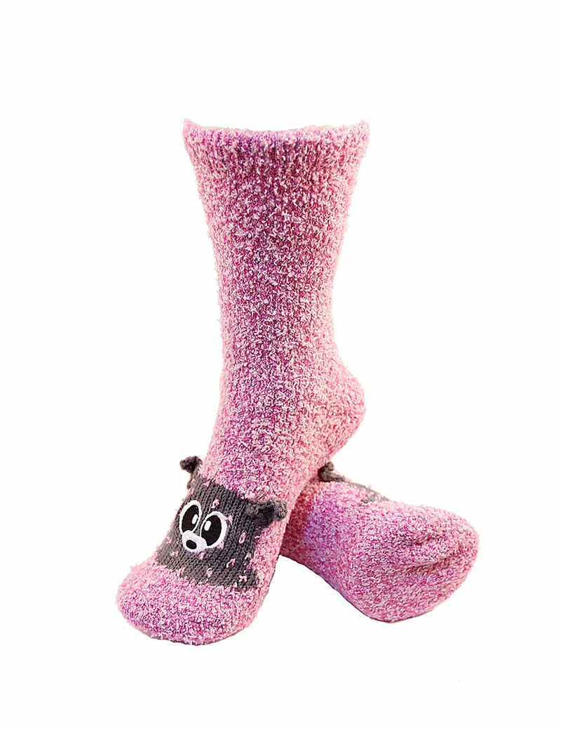 Warm and Fuzzy Microfiber Animal Socks