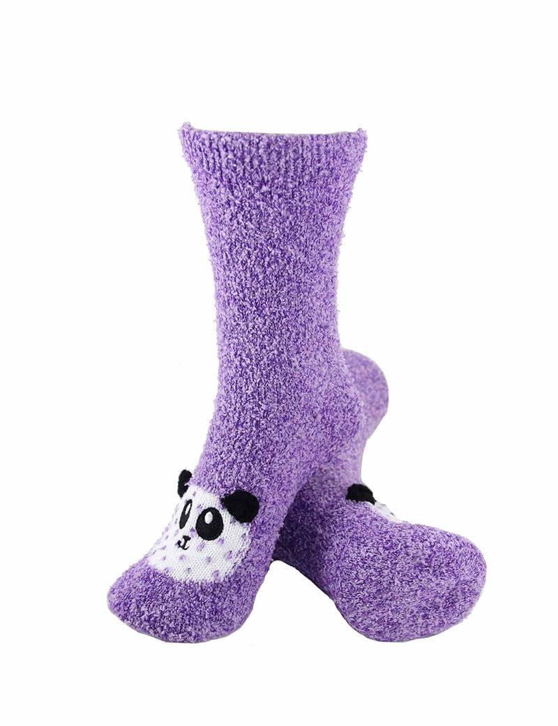 Warm and Fuzzy Microfiber Animal Socks
