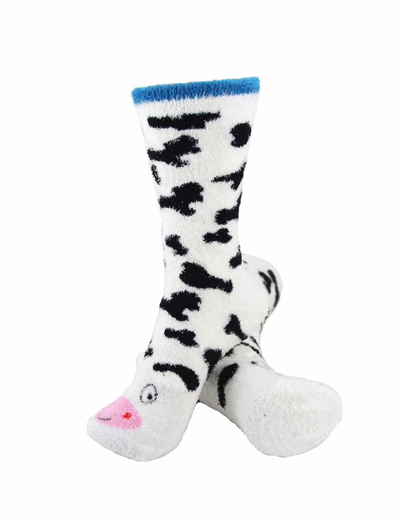 Warm and Fuzzy Microfiber Animal Socks