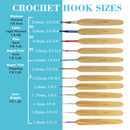 crochet hook size chart