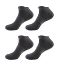 Men's Rayon from Bamboo Fiber Sports Superior Wicking Athletic Ankle Socks