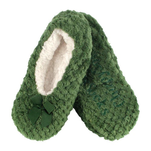 Adult Super Soft Warm Cozy Fuzzy Soft Touch Slippers Non-Slip Lined Socks, 1 Pair
