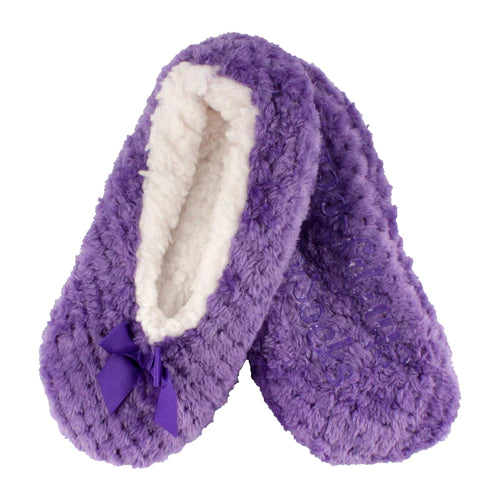 Adult Super Soft Warm Cozy Fuzzy Soft Touch Slippers Non-Slip Lined Socks, 1 Pair