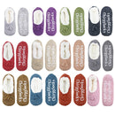 nonslip fancy yarn slippers socks