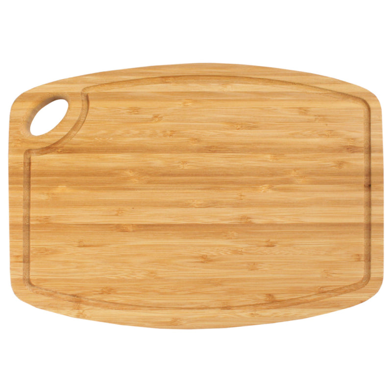 Bamboo Cutting Board with Hanging Hole - Vertical Cut - 11.75" x 8.63" x 0.40"/0.75"