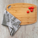 Bamboo Cutting Board with Hanging Hole - Vertical Cut - 11.75" x 8.63" x 0.40"/0.75"