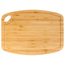 Bamboo Cutting Board with Hanging Hole - Vertical Cut - 11.75" x 8.63" x 0.40"/0.75"