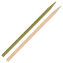 Green Natural Bamboo Flat Sticks Skewers