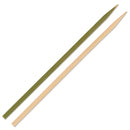 Green Natural Bamboo Flat Sticks Skewers
