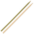 Green Natural Bamboo Flat Sticks Skewers