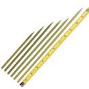 natural bamboo flat sticks picks skewers measurement measure sizes lengths