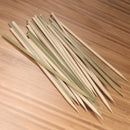 natural bamboo flat sticks picks skewers pack cutting board