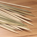 natural bamboo flat sticks picks skewers tips