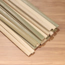 natural bamboo flat sticks picks skewers bottoms
