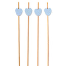 Decorative Bamboo Heart Picks