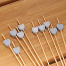 bamboo heart valentine picks blue pack
